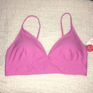 🆕🏝ISLANDER Longline Bikini Top Pink Purple XL